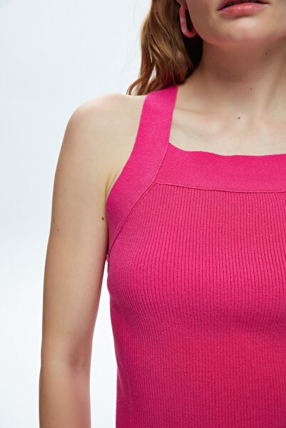 adL Sırt Detaylı Triko Bluz