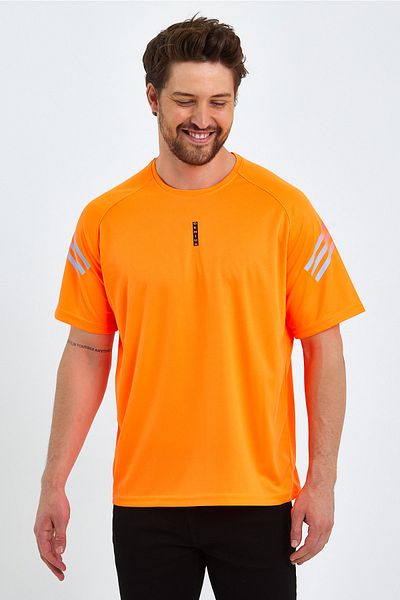 GENIUS Sport T-Shirt - Orange - Regular Fit