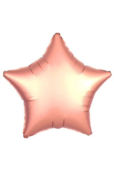 Bkmc 18 Inch Star Rose Gold Color Foil Balloon