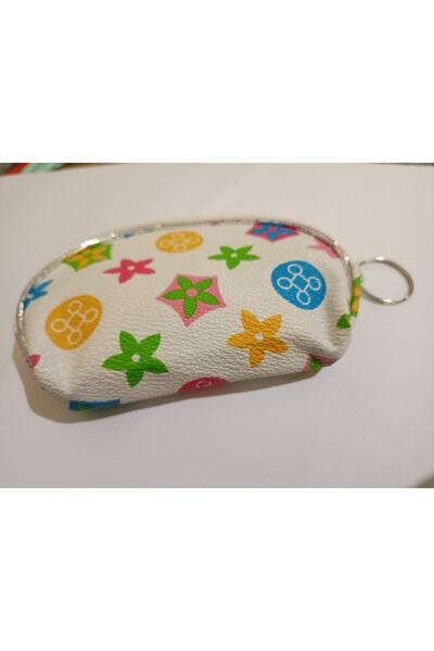 abnturk Bayanlar Için Anahtarlıklı 12cm Fermuarlı Para Cüzdanı