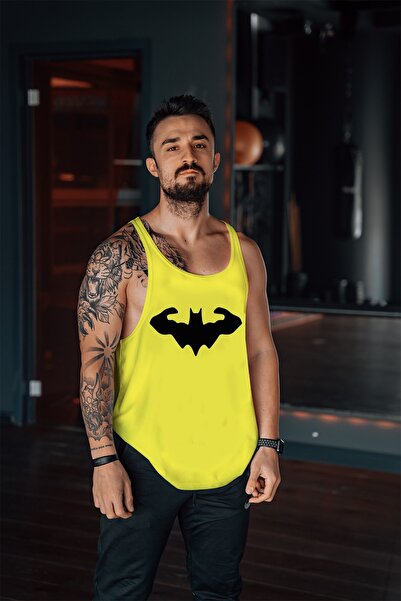 Freeyez قميص بدون أكمام للياقة البدنية من Muscle Batman Gym
