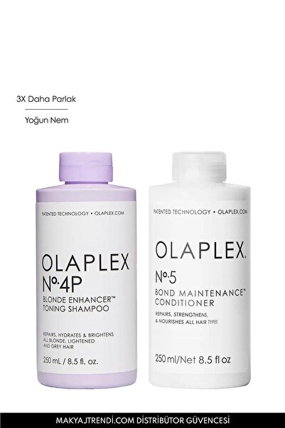 Olaplex Blonde Enhancer Duo - Sarı Saçların Rengini Koruyan & Canlandıran Bağ...