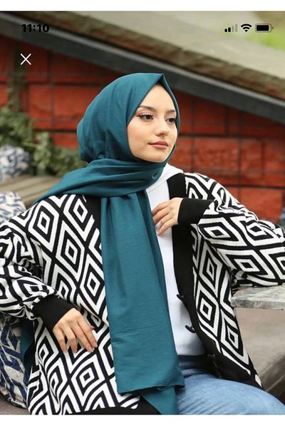 Nilbutik Hijab Cotton Crash Jazz Shawl Model