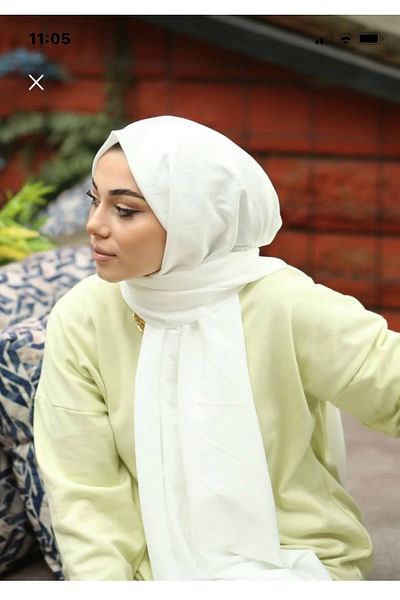Nilbutik Hijab Cotton Crash Jazz Shawl Model