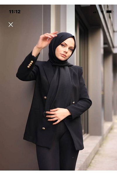 Nilbutik Hijab Cotton Crash Jazz Shawl Model
