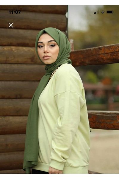 Nilbutik Hijab Cotton Crash Jazz Shawl Model