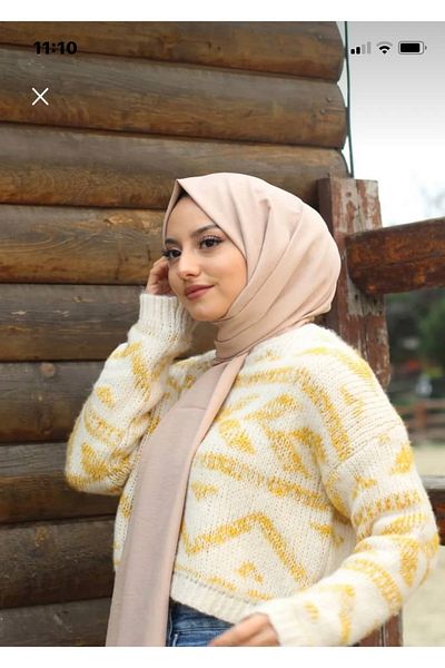 Nilbutik Hijab Cotton Crash Jazz Shawl Model