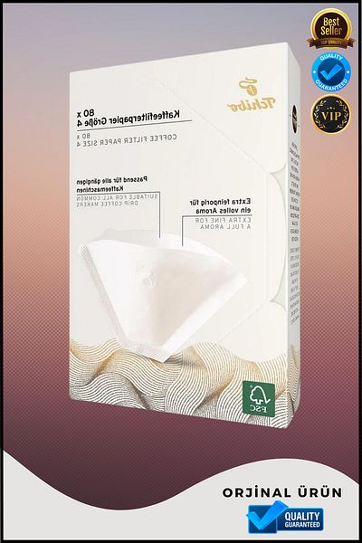 OverPazar 80 Filter Coffee Papers - Coffee Color