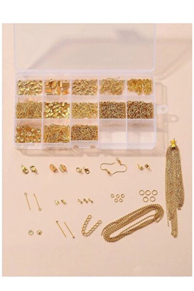 RLX BUJİTERİ Takı Yapım Ve Tamir Seti 15 Li Kutu Içinde Küpe Kolye Bileklik Halhal Yapma Ve Tamir Seti