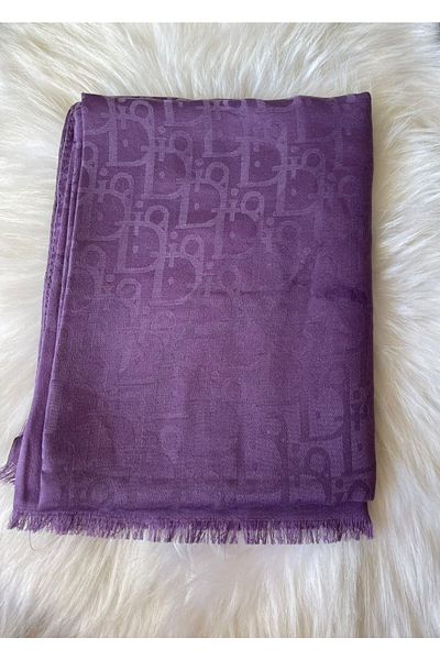 FRESCO SCARFS Γυναικείο σάλι με χιτζάμπ μεταξένιο βαμβακερό ζακάρ D με σχέδιο*