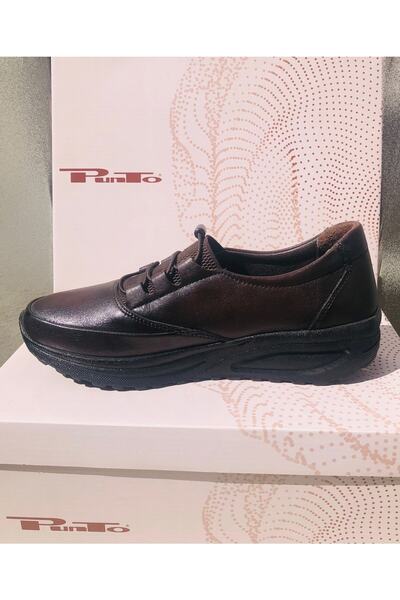 PUNTO Arme Cıty Ac415955 Hakiki Deri Tam Otapedik Önü Lastikli Esnek Babet