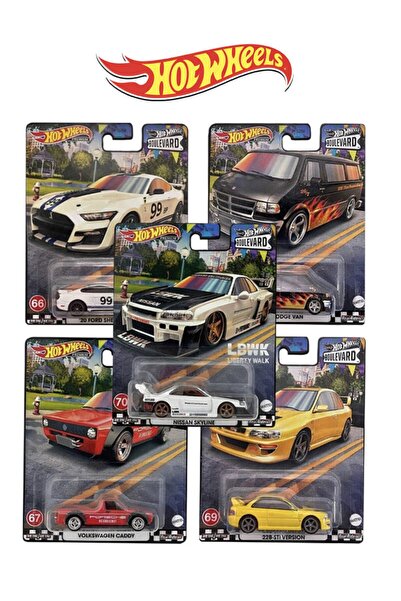 HOT WHEELS Premium Boulevard 2023 5’li Set