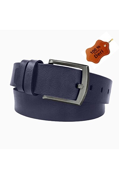 Bosskan Genuine Buffalo Leather Jeans Navy Blue Belt 4 Years Warranty