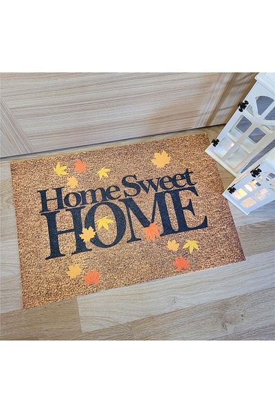 rosfloa rf Autumn Home Sweet Home Themed Decorative Door Mat (3-5 MM THICKNESS)