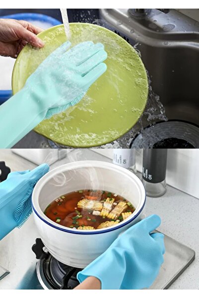 Miomi Eldiven Tırtıklı Sihirli Silikon Bulaşık Eldiveni