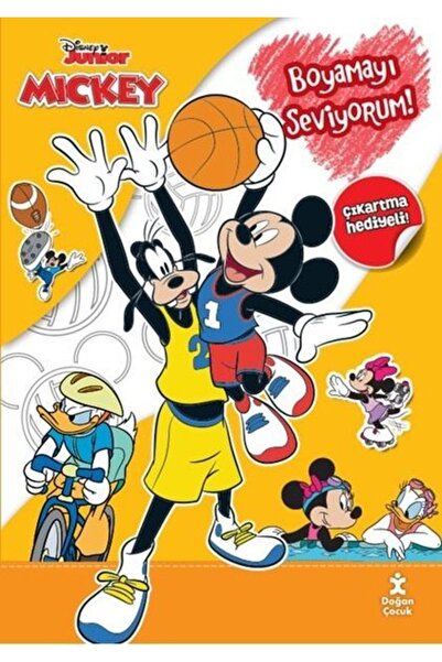 Doğan Çocuk Disney Junior Mickey-boyamayı Seviyorum! Çıkartma Hediyeli!