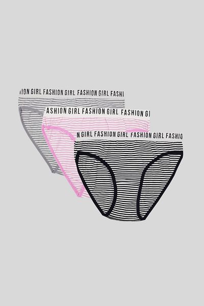 avotechstore Γυναικεία σλιπ εσώρουχα Tutku 3 Pack πολύχρωμα Fashion Girl