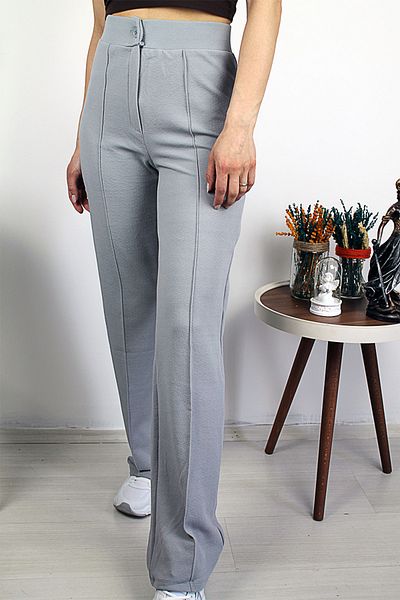 Damla Ultra High Waist Crepe Fabric Lycra Palazzo Trousers