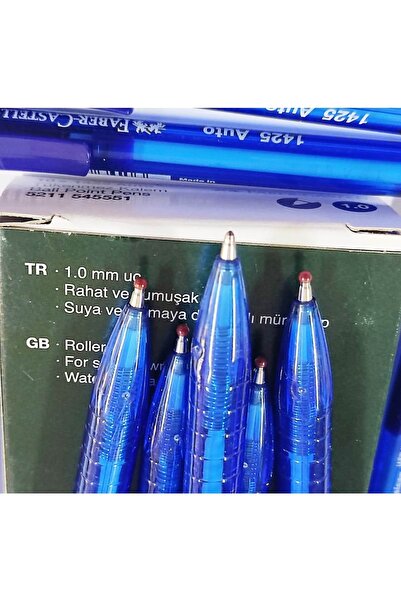 Faber Castell Faber-castell 4 Adet 1425 Auto Tükenmez Kalem-1.0mm
