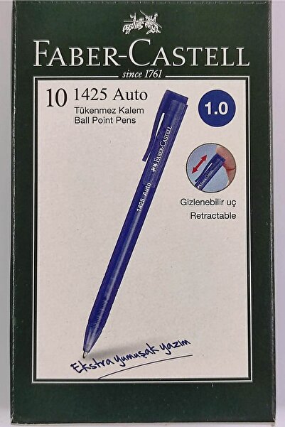 Faber Castell Faber-castell 4 Adet 1425 Auto Tükenmez Kalem-1.0mm