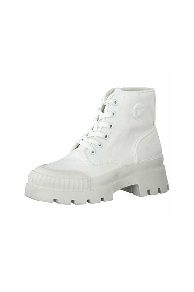 Tamaris Stiefelette - Weiß - Flacher Absatz
