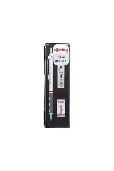 Rotring Tikky 0.5 mm White School Mechanical Pencil Set