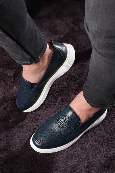 Ducavelli Gestempelte Freizeitschuhe aus echtem Leder für Herren, Loafer-Schuhe, leichte Schuhe, Sommerschuhe