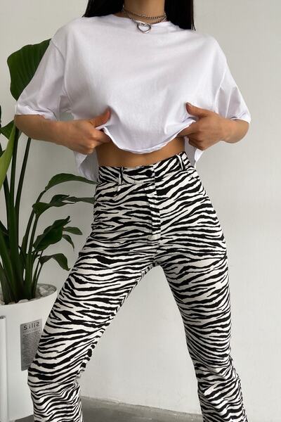 FEMELLE Women's White 100% Cotton Crop T-Shirt