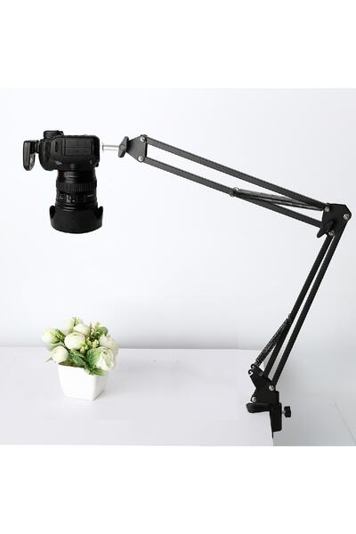 The Wlue Metal Flexible Masaüstü Sıkıştırmalı Youtuber Ring Light Led Selfie Çalışma Işığı 10 Inç Halka