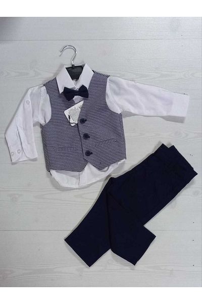 Doradino Tuxedo Vest Suit Gabardine Trousers