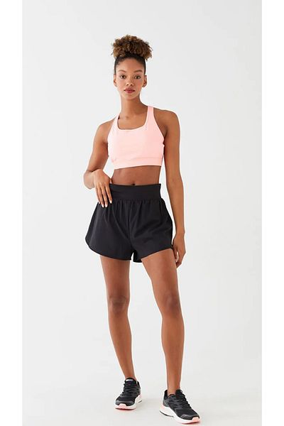 LC Waikiki Pantaloni scurți sport pentru femei, cu talie elastică, cu jambiere plate în interior