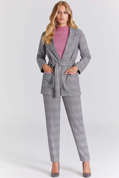 Guitar Long Sleeve Gray Woven Jacket