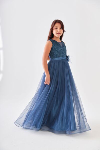 modallita Kız Çocuk Boydan Abiye