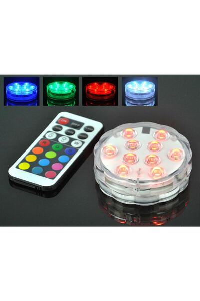 MAGİTOPTAN Nargile Işığı Renk Değiştiren Kumandalı Led Lamba