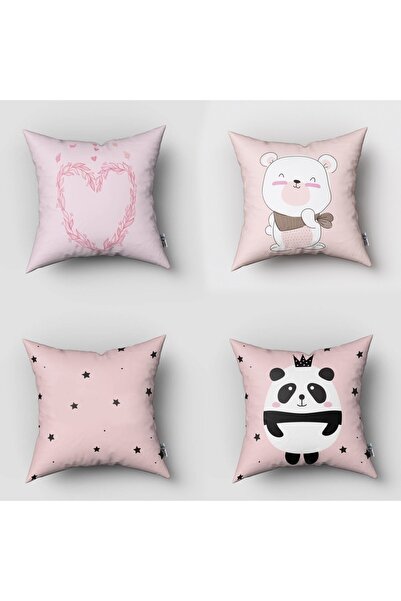 instababyrooms Dečija soba Digitalna štampa komada, 4 komada, Jastuk navlake ...