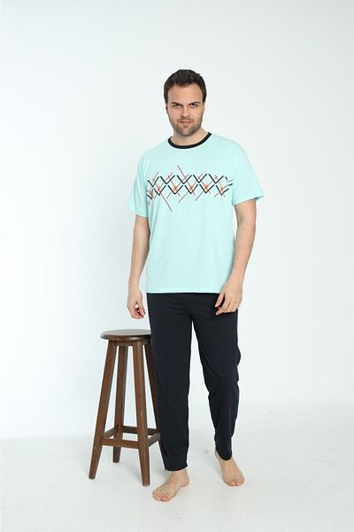 Ayans Pijama Summer Cotton Combed (single jersey) Men's Pajama Set