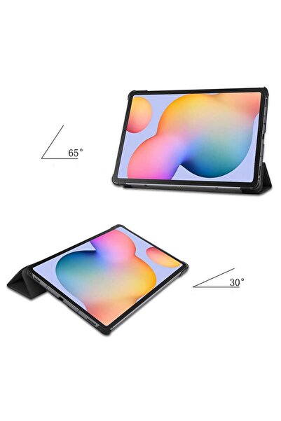HEPTEKİLETİŞİM Lenovo Tab M10 Plus Fhd Tb-x606f 10.3 بوصة جراب خلفي من جلد البولي يوريثان حماية 360 درجة (SC.)