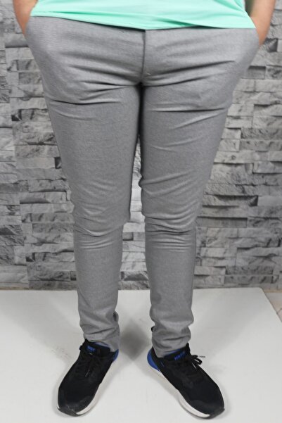 Bilgiçler Men's Slim Fit Linen Trousers