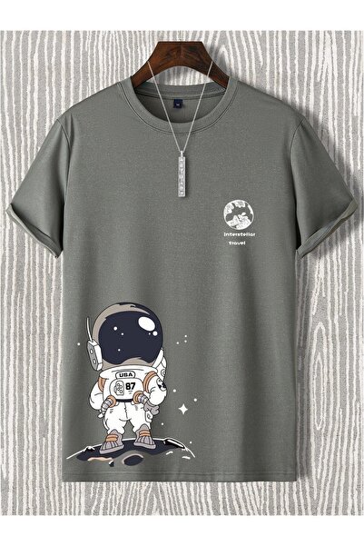 Keywest Međuzvezdano putovanje Štampano Oversize kroj Antracit dete T-shirt