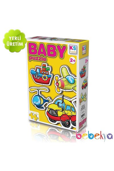 Ks Games Baby Puzzle for Early Childhood - Large Piece Educational Puzzle Series Vehicles