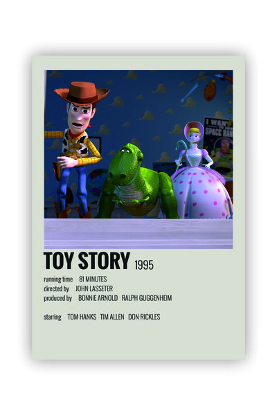 Toy Story Film Info Card Wall Poster