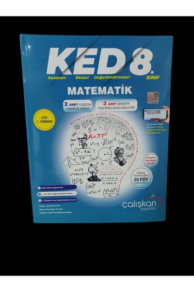 Çalışkan Yayınları Kazanım Değerlendirme Ekseni Matematik 8. Sınıf