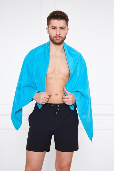 Whitefin Mint Beach Towel