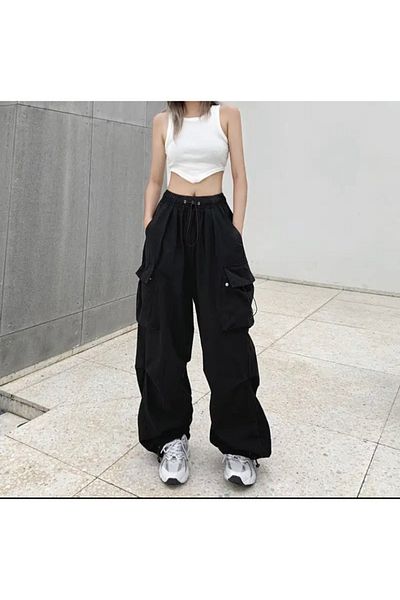 DEEFWEAR Y2k Tactical Baggy Trousers