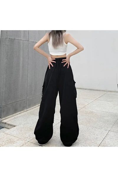 DEEFWEAR Y2k Tactical Baggy Trousers