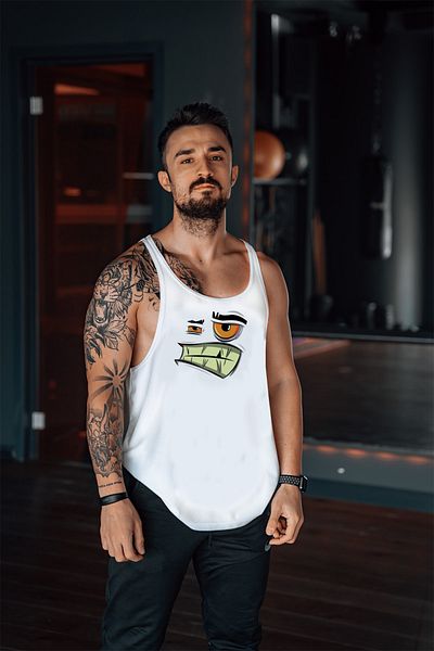 Freeyez Bad Smile Gym Fitness Tank Top Athlete
