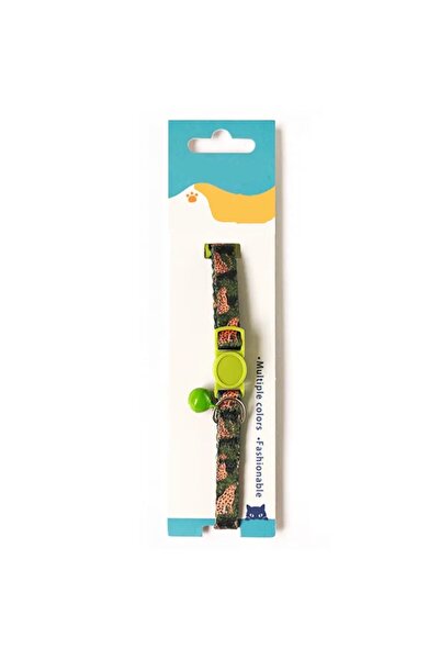 FloriaShopping Güvenlik Kilitli Kedi Tasması Küçük Çan Ile