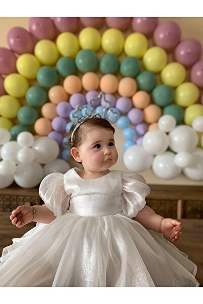 Saklıdesing Çocuk Gümüş Renk Yıldızlı Taç Asa 2 Li Parti Set