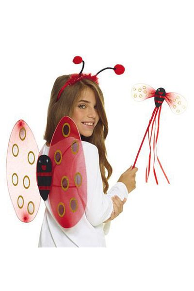 KAYAMU Ladybug Wing Set Wing Crown and Scepter (4767) - Lisinya