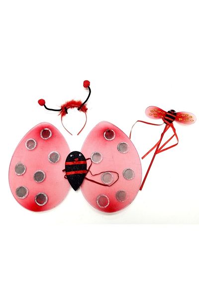 KAYAMU Ladybug Wing Set Wing Crown and Scepter (4767) - Lisinya